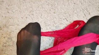 Lick my grool on my dirty panties - HUMILIATION TASK