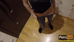 MY STEPSISTER IS NAUGHTY PEE SLUT I PEED ON HER AND CUM INSIDE IN HER PUSSY