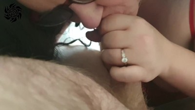 New office slut strips for me and sucks my cock to get job Porn Videos -  Tube8