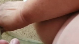 Huge Cum in Panties then Pull Up and Wear Them