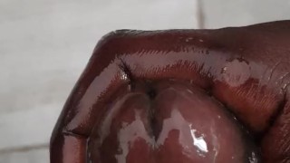 Masturbating 