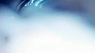 Young loose slut admires her gape