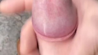 Straight college guy Trying not to get caught jerking big dick at work and cumming loud huge cumshot