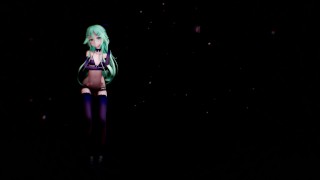 MMD18+ Sexy 4k 60fps Yamakaze Peek a Boo