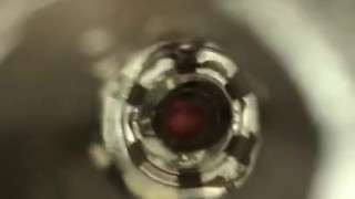 Cumming inside of fleshlight 