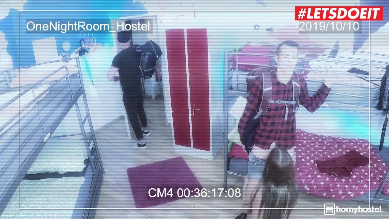 Preview 8 of Horny Hostel - Perfect Body Teen Anal Threesome In Hostel - Letsdoeit