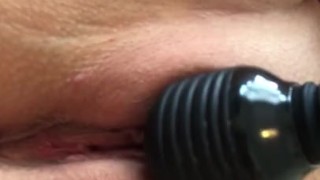 Playing with pussy 