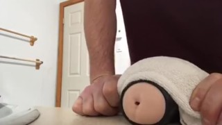 Fucking my flesh light cumshot