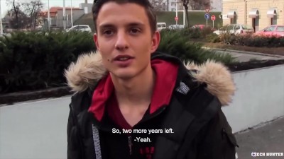 CZECH HUNTER 500 - College Dude With A Big Dick Gets Pounded Hard ...
