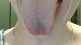 Tongue and Throat Exam (with and without flashlight)