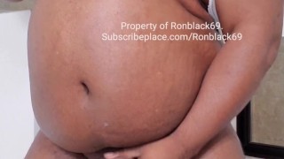 Black Daddy Chub Sneaks in Explosive Cumshot