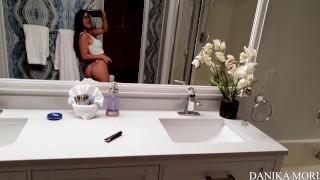 Friday night at home with my new favourite anal toy!