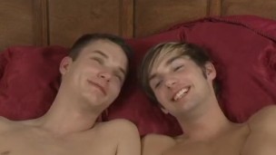 Rough and intense anal sex session for a pair of cute twinks