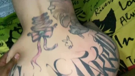 Slow mo fucking Bubble butt tattooed colombian ass
