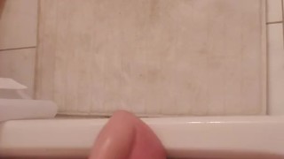Bath time for babygirl and Daddy