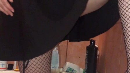 Poured cold water hentai stepsister