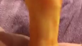 First Time Using Bad Dragon Chance With Creampie