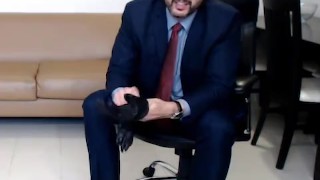 English Leather Master - Worship Daddy in his suit & leather gloves preview