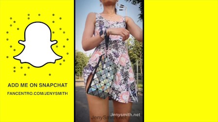 Snapchat by Jeny Smith: Wet Pantyhose, public flashing, etc