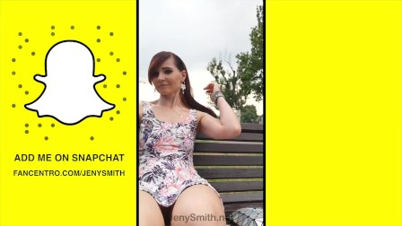 Snapchat by Jeny Smith: Wet Pantyhose, public flashing, etc