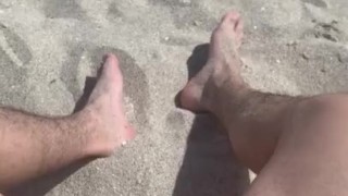 getting hard at the nude beach 