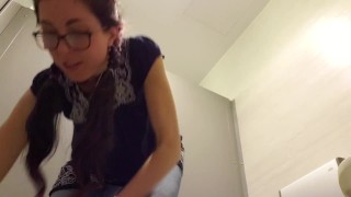 Barefoot In The Filthy Public Restroom