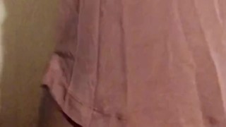 POV Strip tease with a big booty twerk 