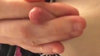 Lactating mama squirting breast milk 