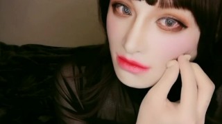 female mask disguise crossdresser transformation mtf 12