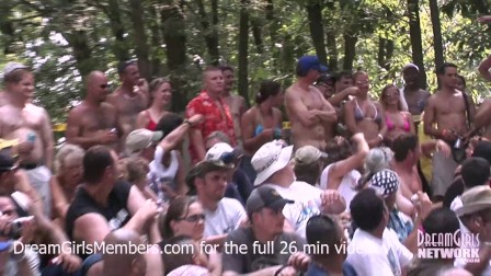 Exhibitionist Milf Wet T-shirt Contest At A Nudist Resort