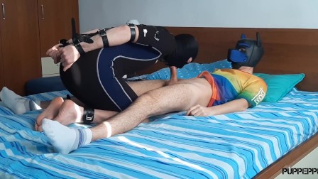 Alpha Dog uses his tied twink on Valentine's Day (raw rough fuck)