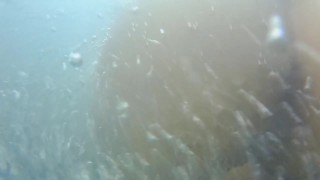 UNDERWATER Open PUSSY into the VAGINA FALL(Touristic Public Waterfall)