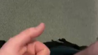 Back at it again wanking at work had big cumshot on the wall 
