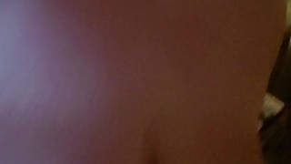 Blonde BBW riding dildo - huge natural tits