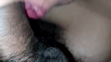 real indian gf giving closeup bj in gym store room with cum in mouth