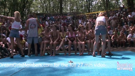 Bikini Contest At Nudist Resort Goes Completely Out Of Control