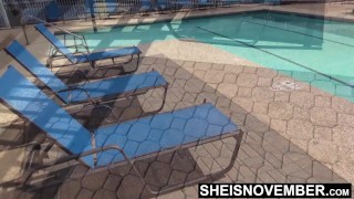 Getting Naked After Hanging Out In The Swimming Pool, Ebony Babe Msnovember