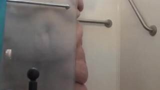 Ssbbw taking a Shower