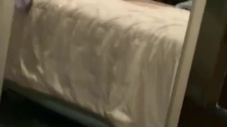 Wife records herself pegging parter with a massive strap on cock 