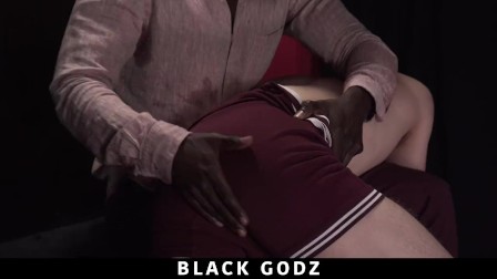 ebony Godz - Athletic Boy Interracial Sex With BBC