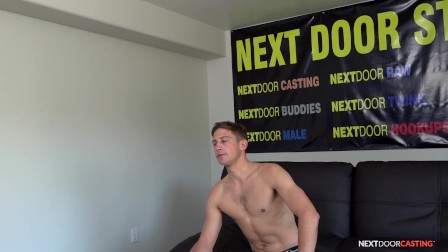 NextDoorCasting - Straight Guy Jerks Off During Casting Audition