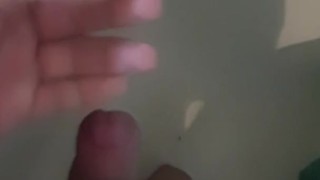 cumshot in shower