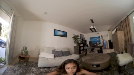 VR BANGERS Valentine's Day Bang With Horny Ebony Boss VR Porn