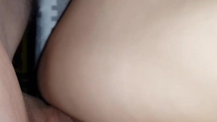 Fucked and creampied my old Chinese neighbor taking off  the  condom