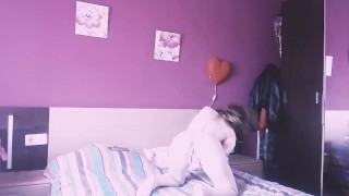 woman masturbating