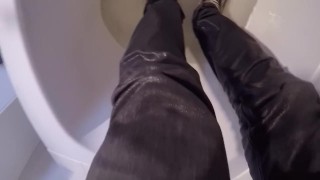 Piss Skinny Jeans, Vans Old Skool and Clothed Bath