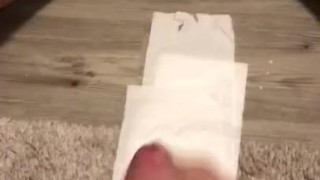Hot Sissy wanking and cumming everywhere!!!
