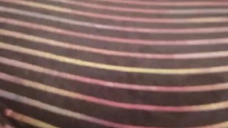 Trying on my new underwear and twerking, jiggling my fat ass