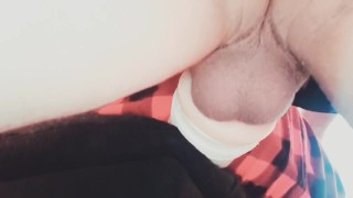 View From Under The Balls Fucking Pussy Till Moaning Creampie
