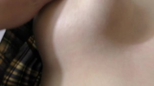 POV Tits and nipples play above my face and bouncing